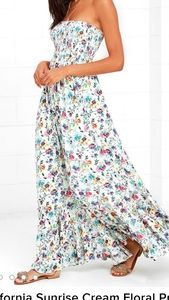 Lulu's "California Sunrise" Maxi Dress US sz S